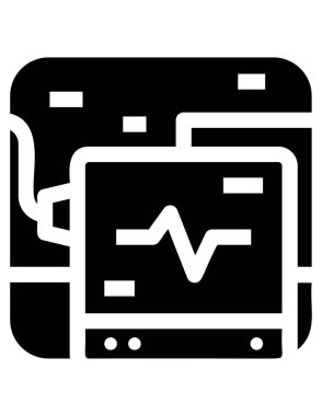 tıbbi ağ simgesi vektör illüstrasyonu