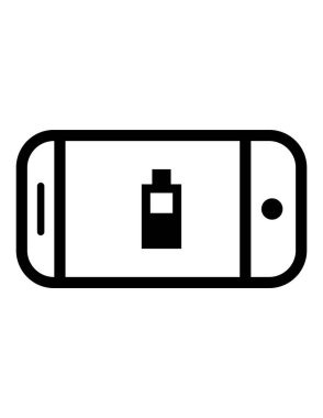 akıllı telefon simgesi vektör illüstrasyonu