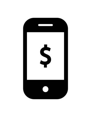 akıllı telefon simgesi vektör illüstrasyonu