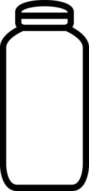 şişe simgesi vektör illüstrasyonu