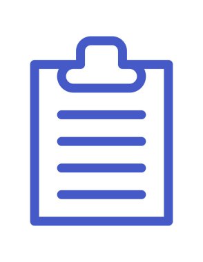 Görev simgesi vektör illüstrasyonlu dizin