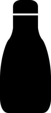 şişe simgesi vektör illüstrasyonu