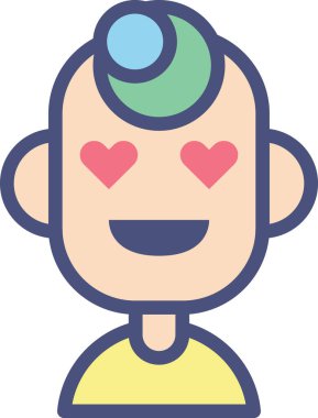 insanlar karakter avatar simgesi vektör illüstrasyonuName