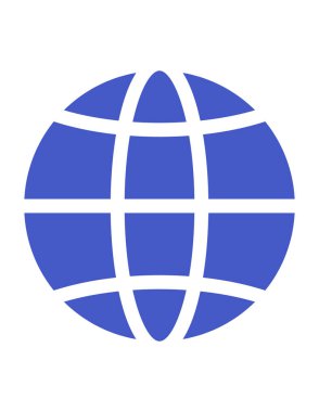 Dünya simgesinin vektör illüstrasyonu