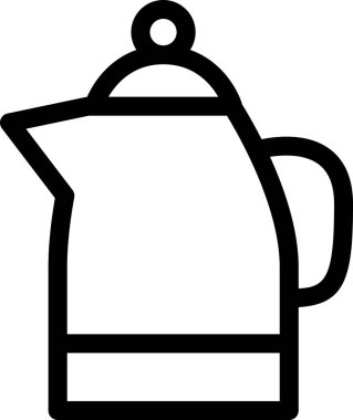 çay vektör çizgisi simgesi