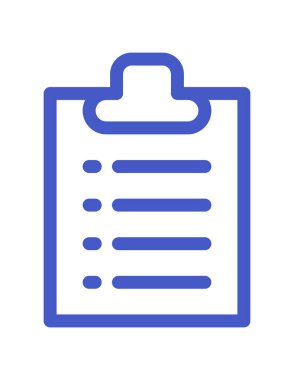 Görev simgesi vektör illüstrasyonlu dizin