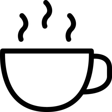 kahve fincanı vektör simgesi