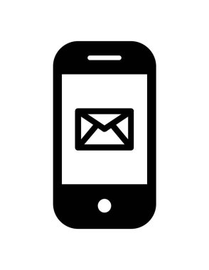 akıllı telefon simgesi vektör illüstrasyonu