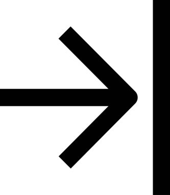 ok işareti vektör simgesi