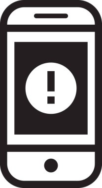 akıllı telefon simgesi vektör illüstrasyonu