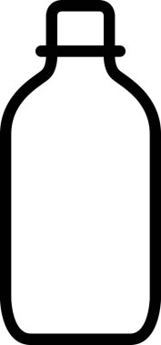 şişe simgesi vektör illüstrasyonu