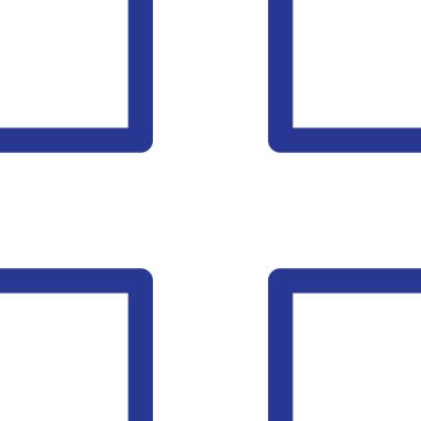 Finlandiya bayrağının vektör illüstrasyonu