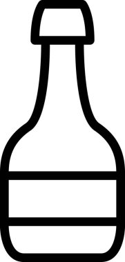 şişe simgesi vektör illüstrasyonu