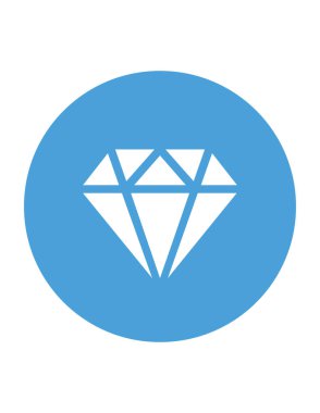 Elmas vekotr illüstrasyon, mücevher kavramı 