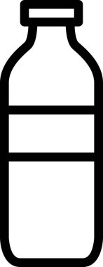 şişe simgesi vektör illüstrasyonu