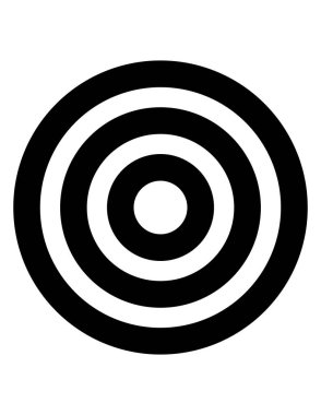 siyah ve beyaz vektör simgesi