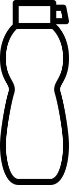 şişe simgesi vektör illüstrasyonu