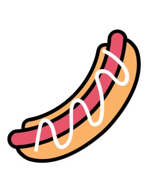 yemek yemek vektör illüstrasyonu 