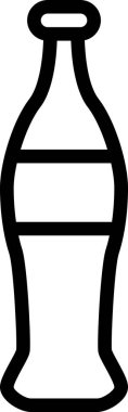 şişe simgesi vektör illüstrasyonu