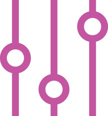 pembe ve mor vektör simgesi