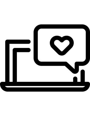 iletişim konsepti düz ikon vektör çizimi