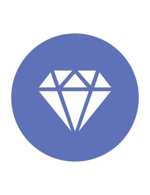 Elmas vekotr illüstrasyon, mücevher kavramı 