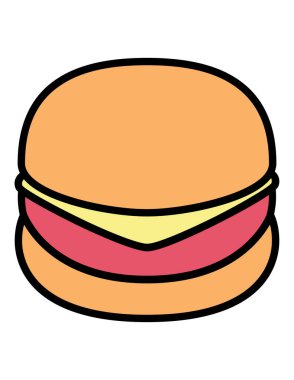 yemek yemek vektör illüstrasyonu 