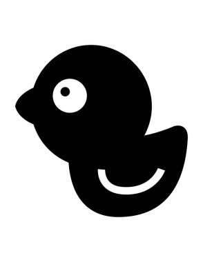 Paskalya yassı ikon vektör çizimi