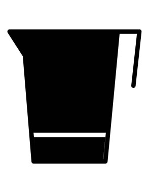 Bir bardak samanın vektör çizimi