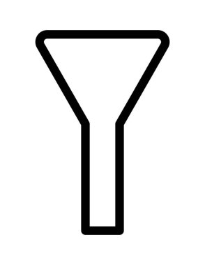 Kokteyl ikonu vektör illüstrasyonu