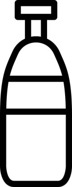 şişe simgesi vektör illüstrasyonu