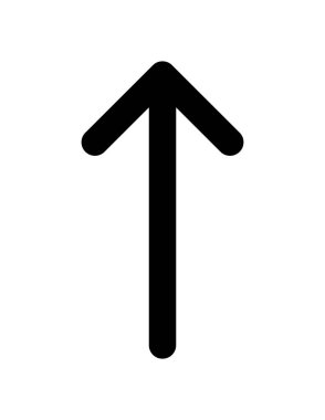 ok düz ikon vektör illüstrasyonu