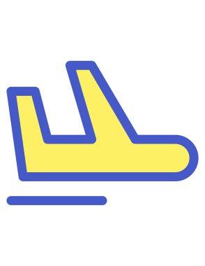 seyahat web simgesi vektör illüstrasyonu