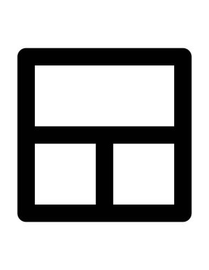 alışveriş ve ofis vektör simgesi.