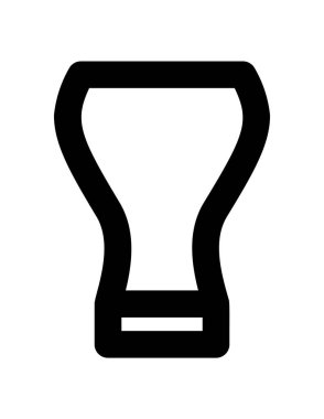 Kokteyl ikonu vektör illüstrasyonu