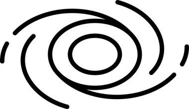 evren simgesi vektör illüstrasyonu