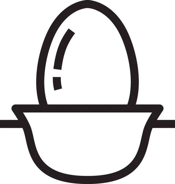 Icono Plano Pascua Vector Ilustración — Vector de stock