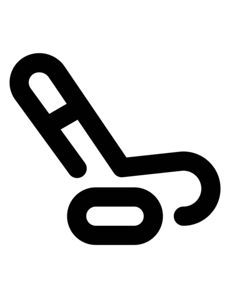 Baby Line Vektor Symbol — Stockvektor