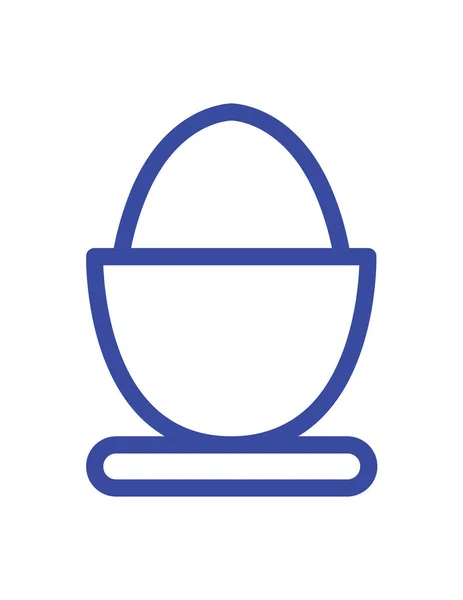 Icono Plano Pascua Vector Ilustración — Vector de stock