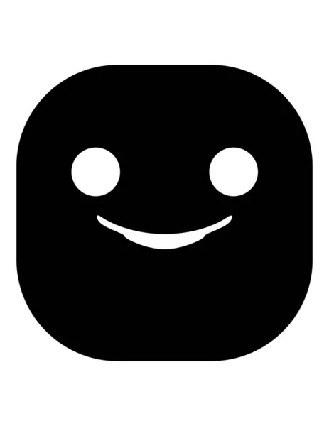 Ilustração Vetor Ícone Plano Emoji — Vetor de Stock