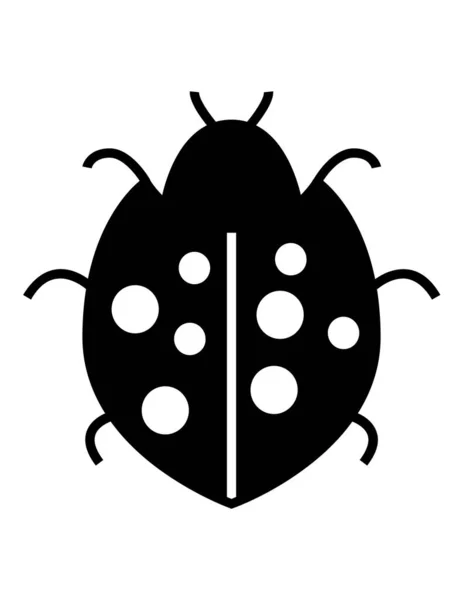 Bug Icon Vector Illustration — Stock Vector