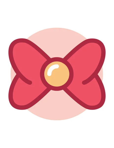 Ilustrasi Vektor Dari Ikon Bunga Merah Muda Dan Kuning - Stok Vektor