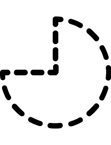 Часы Значок Простая Иллюстрация Векторных Значков Ручного Наблюдения Сети — стоковый вектор