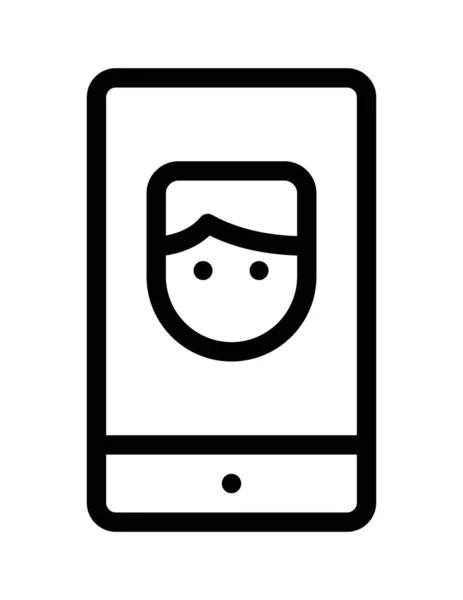 Smartphone Icon Vektor Illustration — Stockvektor