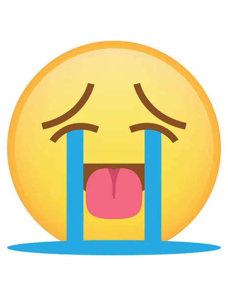 Emoji Επίπεδη Εικονίδιο Διανυσματική Απεικόνιση — Διανυσματικό Αρχείο