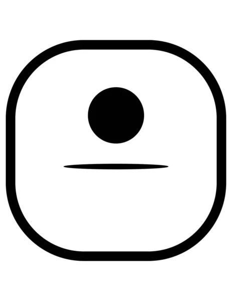 Emoji Icona Piatta Vettoriale Illustrazione — Vettoriale Stock