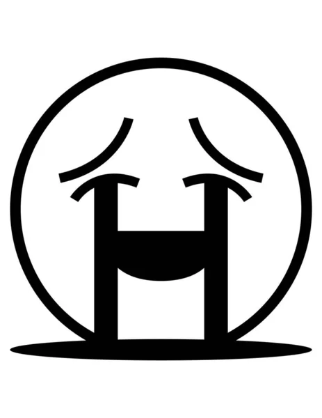 Емодзі Плоска Іконка Векторна Ілюстрація — стоковий вектор