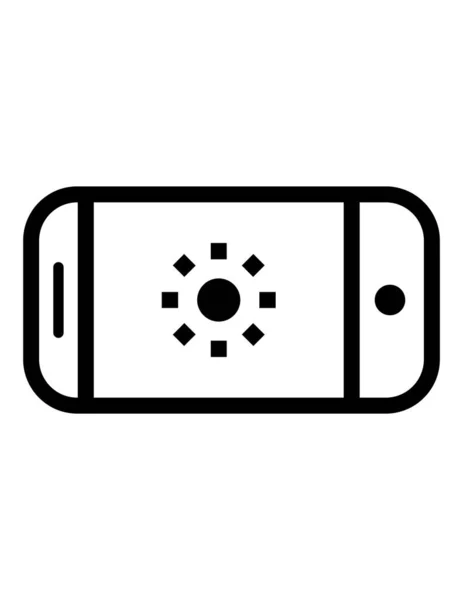 Smartphone Icon Vektor Illustration — Stockvektor