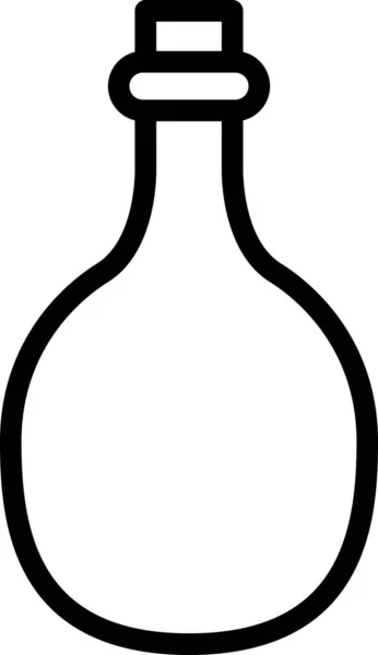 Icono Botella Vector Ilustración — Vector de stock