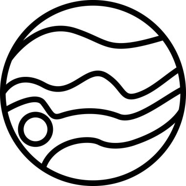 evren simgesi vektör illüstrasyonu